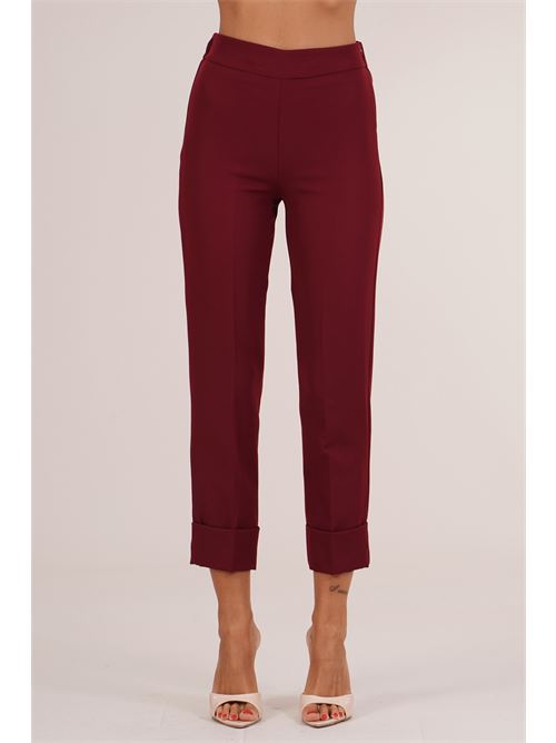 Pantalone con risvolto